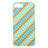 Farbenfrohe türkisblaue gelbe Farbe Case-Mate iPhone Hülle (Rückseite)