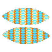 Farbenfrohe türkisblaue gelbe Farbe Football (Paneele)