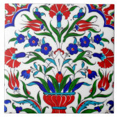 Farbenfrohe türkische Keramik Tile. Fliese (Vorderseite)