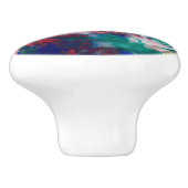 Farbenfrohe Türknopf Rainbow Boho Akzent Handle Keramikknauf (Seitenansicht)