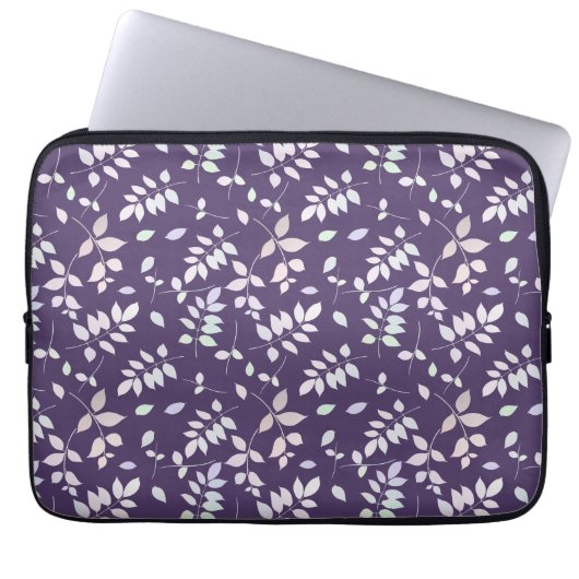 Farbenfrohe Twigs Laptopschutzhülle (Vorderseite)