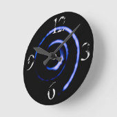 Farbenfrohe Twirbel rund Uhr (Winkel)