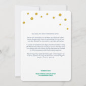 Farbenfrohe Typografie Weihnachten Auf Wiedersehen (Rückseite)