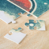 Farbenfrohe UFO Cactus Desert Scene Jigsaw Puzz Puzzle (Seite)