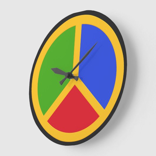 Farbenfrohe Uhr (Winkel)