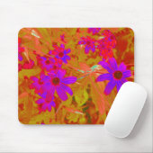 Farbenfrohe Ultra-Violet-, Magenta- und Rote Wildb Mousepad (Mit Mouse)