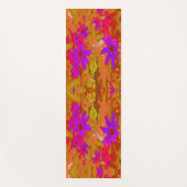 Farbenfrohe Ultra-Violet-, Magenta- und Rote Wildb Yogamatte (Vorderseite)