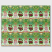 Farbenfrohe Umschlagpapier mit Herz Geschenkpapier (Flach)