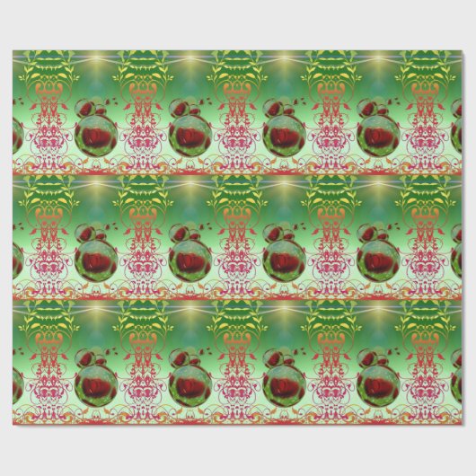 Farbenfrohe Umschlagpapier mit Herz Geschenkpapier (Flach)