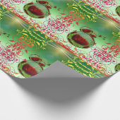 Farbenfrohe Umschlagpapier mit Herz Geschenkpapier (Ecke)