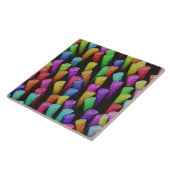 Farbenfrohe und fröhliche Painterly Chalk Pattern Fliese (Seite)