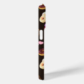 Farbenfrohe und geschmackvolle Donuts und Herz Case-Mate iPhone Hülle (Rückseite / Rechts)