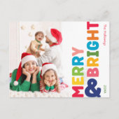 Farbenfrohe und helle Ferien Postkarte (Vorderseite)