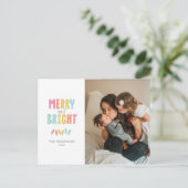 Farbenfrohe und helle Fotos Postkarte (Stehend Vorderseite)