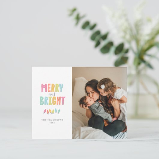 Farbenfrohe und helle Fotos Postkarte (Stehend Vorderseite)