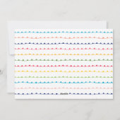 Farbenfrohe und helle frohe Weihnachten Fünf Foto (Rückseite)