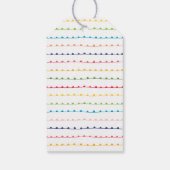 Farbenfrohe und helle Geschenkmarke Geschenkanhänger (Rückseite)