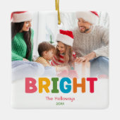 Farbenfrohe und helle Keramik Keramikornament (Vorderseite)