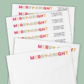 Farbenfrohe und helle Urlaubskarte