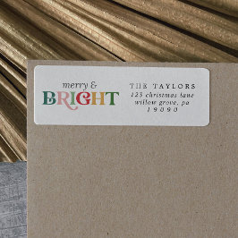 Farbenfrohe und helle Weihnachten