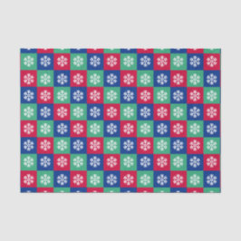 Farbenfrohe und helle Weihnachtscreme Seidenpapier