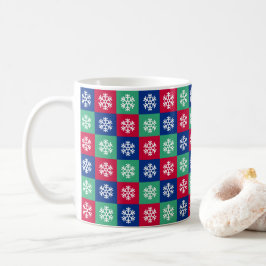 Farbenfrohe und helle Weihnachtskaffee-Tasse Kaffeetasse