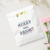 Farbenfrohe und helle Weihnachtsnachtsnachtsbeutel Geschenktütchen (Versiegelt)