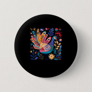 Farbenfrohe und künstlerische Illustration eines P Button