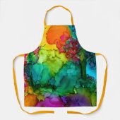 Farbenfrohe und lebendige Abstrakte Malerei Schürz Schürze (Vorderseite)