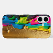 Farbenfrohe und lebendige Kunst Case-Mate iPhone Hülle (Rückseite (Horizontal))