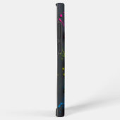 Farbenfrohe und lebendige Kunst Samsung Galaxy Hülle (Rechte Seite)