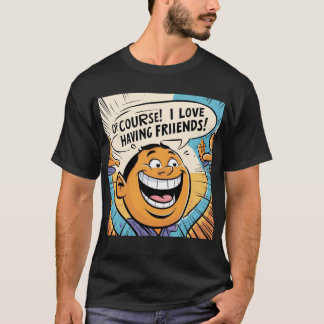 Farbenfrohe und lustige Cartoon-T - Shirt für jede