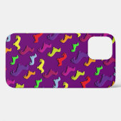 Farbenfrohe und lustige Dackel Hunde Pattern Case (Rückseite (Horizontal))
