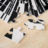 Farbenfrohe und moderne Abstraktionskreislauf Zuku Puzzle (Seite)