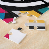 Farbenfrohe und moderne Spektakel der Abstraktion Puzzle (Seite)