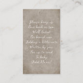 Farbenfrohe und taube Wasserfarbenbücher für Kinde Begleitkarte (Rückseite)