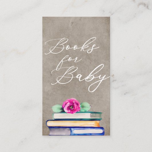 Farbenfrohe und taube Wasserfarbenbücher für Kinde Begleitkarte (Vorderseite)