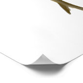 Farbenfrohe und tropische Panamas Toucan Poster. Poster (Ecke)