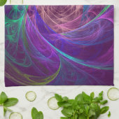 Farbenfrohe Unendlichkeit Handtuch (Gefaltet)