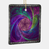 Farbenfrohe Unendlichkeit Keramikornament (Rechts)