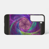Farbenfrohe Unendlichkeit Samsung Galaxy Hülle (Rückseite (Horizontal))