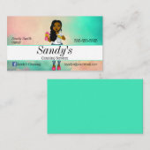 Farbenfrohe Unterbringung Visitenkarte (Vorne/Hinten)