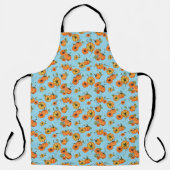 Farbenfrohe Unterdruckpumpen Orange/Blau Schürze (Vorderseite)