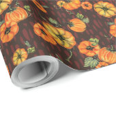 Farbenfrohe Unterdruckpumpen Orange/Rot Geschenkpapier (Rolleneckpunkt)