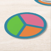 Farbenfrohe Untersetzer (Angewinkelt)