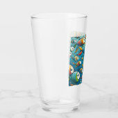Farbenfrohe Unterwasserkunst Glas (Rechts)