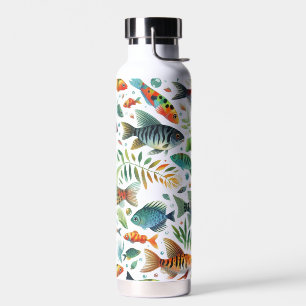 Farbenfrohe Unterwasserkunst Trinkflasche