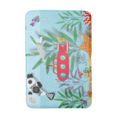 Farbenfrohe Unterwasserszene Badematte (Vorderseite Vertikal)