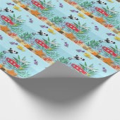 Farbenfrohe Unterwasserszene Geschenkpapier (Ecke)