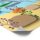 Farbenfrohe Unterwasserszene Poster (Ecke)